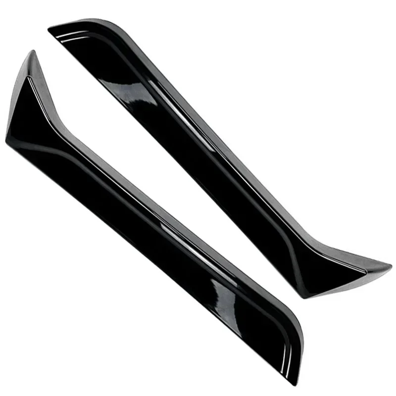 ل VW T-ROC SUV A11 MK1 R R-Line TSI TDI 2017-2023 نافذة السيارة الخلفية الجانب المفسدين أجنحة الشفاه الجسم أطقم الفاصل اكسسوارات