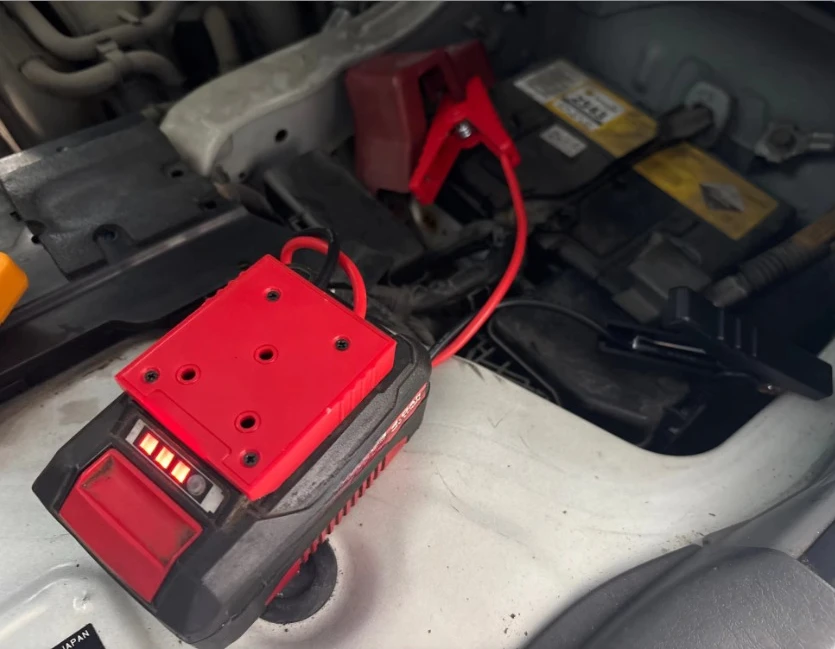 

Car Battery Jump Starter Adapter for Ozito 18V Li-ion Battery for Automotive Emergency Igniter/Starter DIY Tools