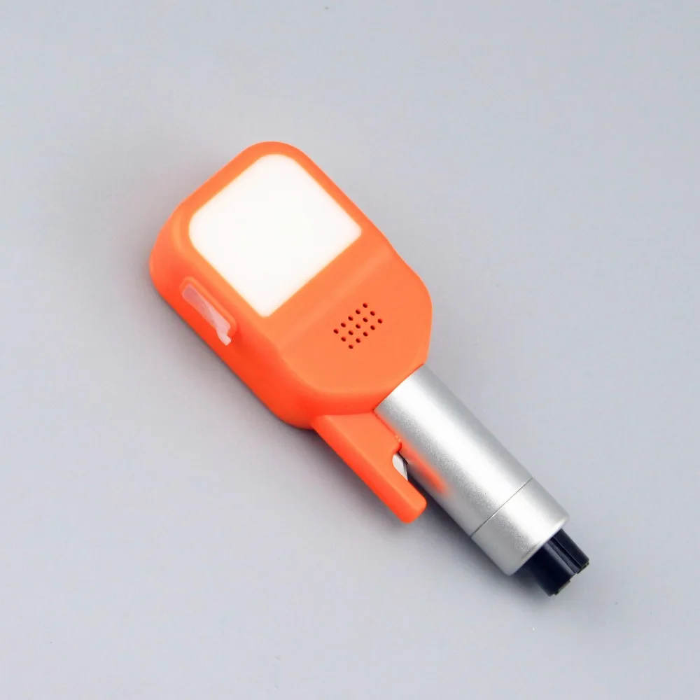 Multi-functional Car-mounted Safety Hammer Window Breaker Sound & Light Alarm Seatbelt Cutter Emergency Escape Self-rescue Tool