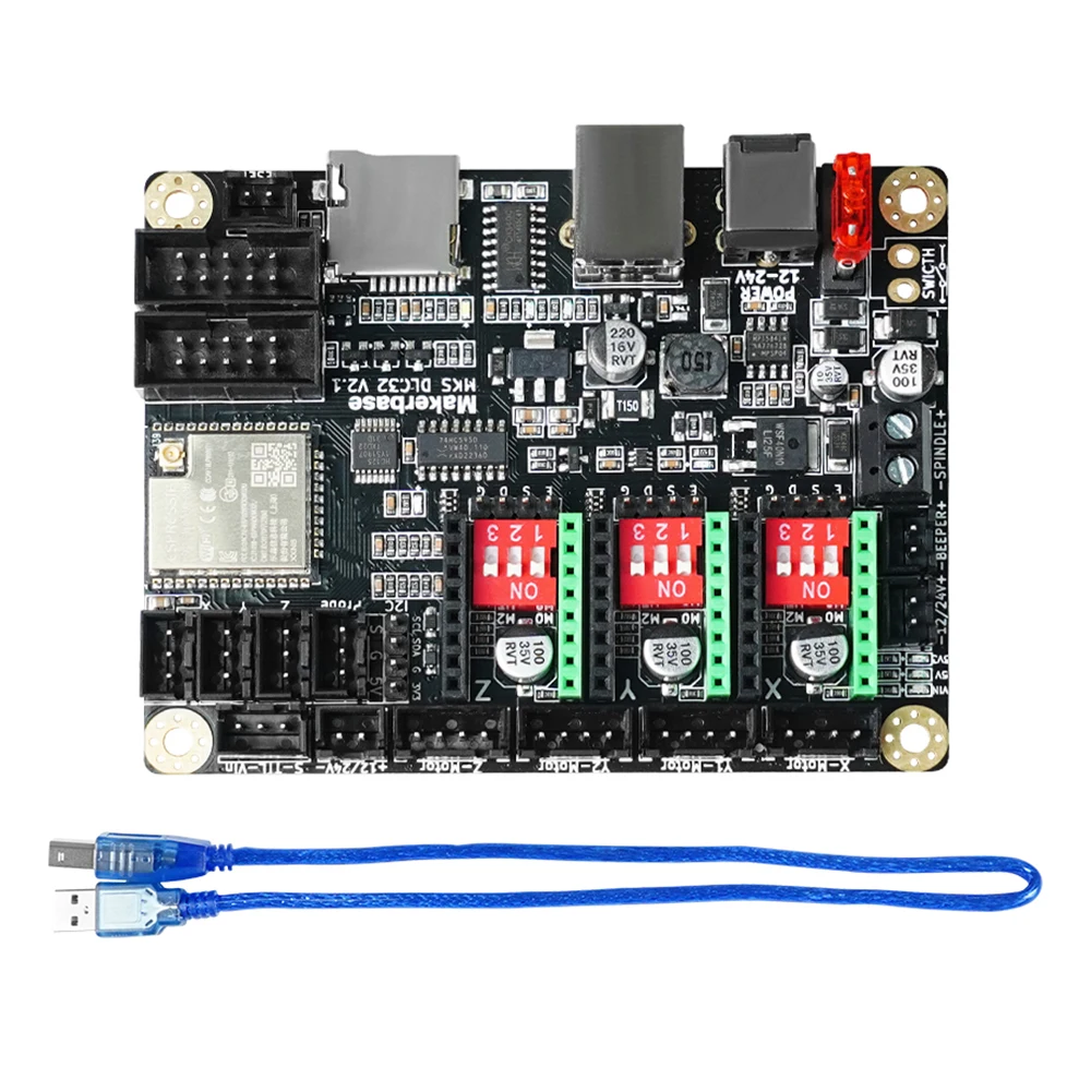 

【Розпродажа】TWOTREES Лазерный гравер MKS DLC32 V2.1 Материнская плата 32-битный контроллер обновления с ЧПУ подходит для лазерного гравировального станка с ЧПУ