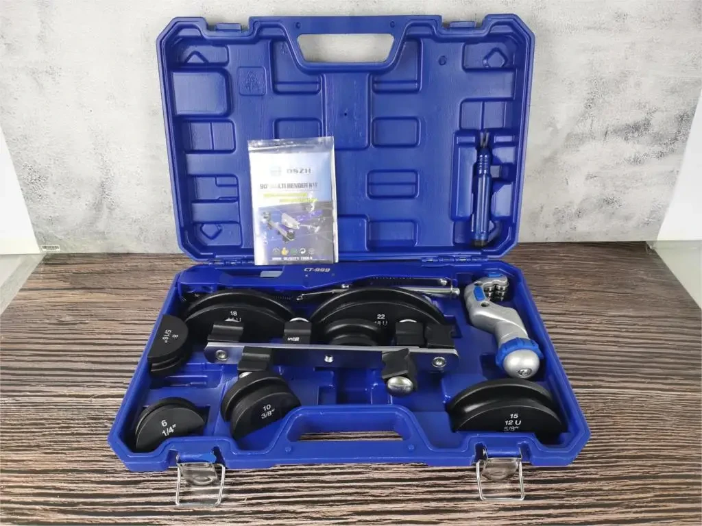 

Refrigeration Hand Tool Kit/set CT-999 Copper Pipe Tube Cutter Flaring 90 Degree Bender Tools for HVAC Application