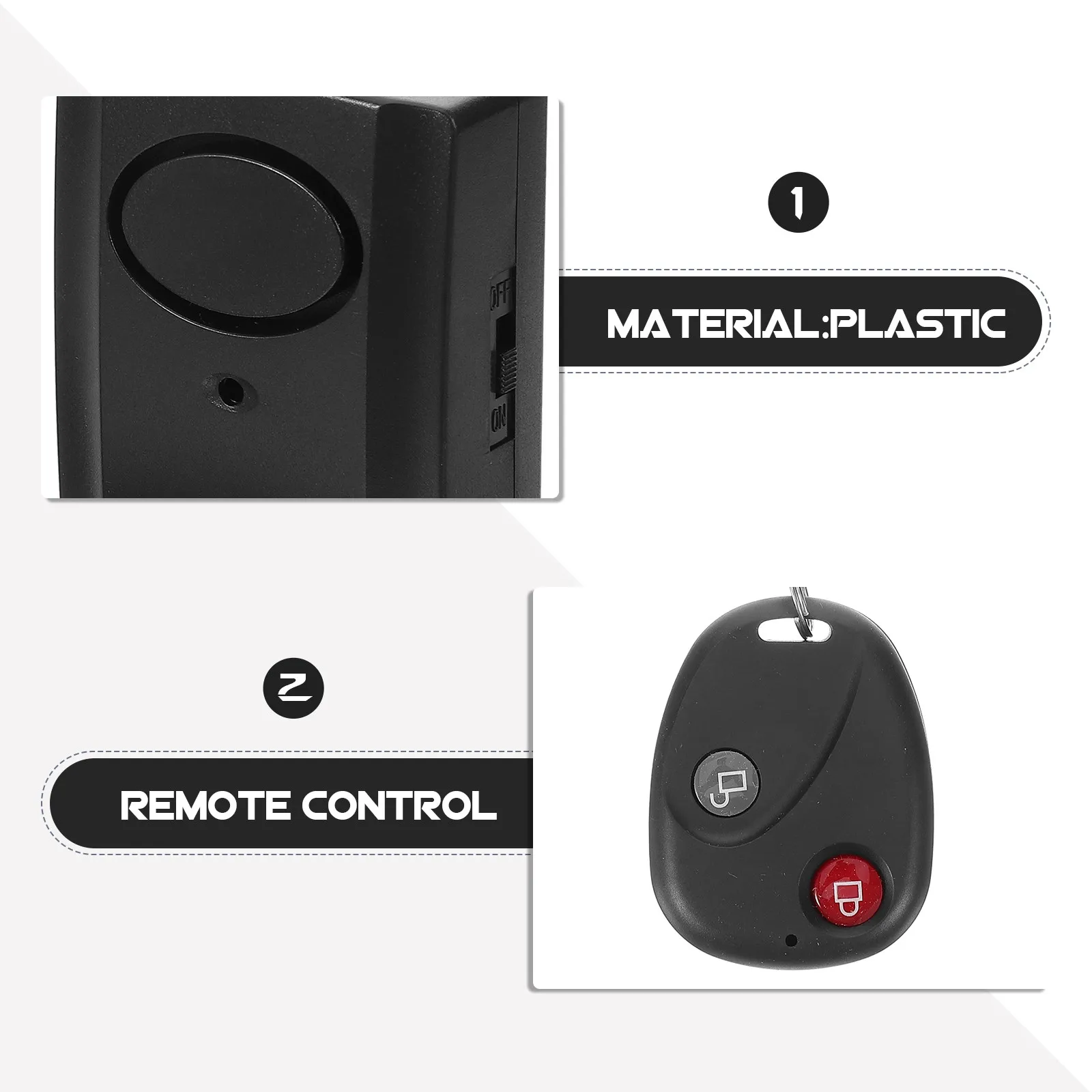 

Комплект беспроводной противоугонной системы с датчиком вибрации и датчиком движения для мотоциклов и велосипедов