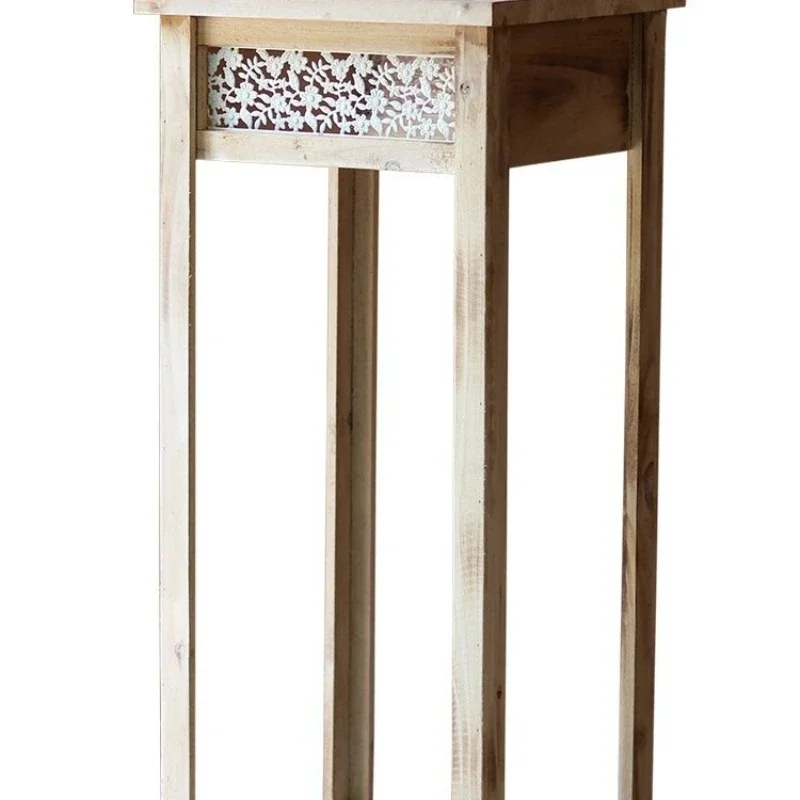 

Solid wood single flower stand, bonsai stand, floor-to-ceiling shelf, flower pot, flower stand, table, living room,