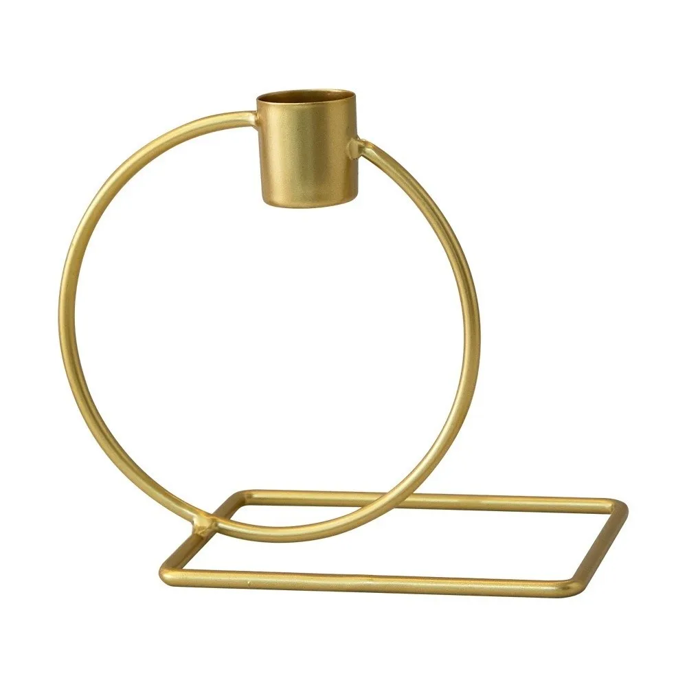 Irregular Shape Tabletop Candle Holders Ornament Metal Candlestick Holder Home and Hotel Decoration Candlelight Dinner Props