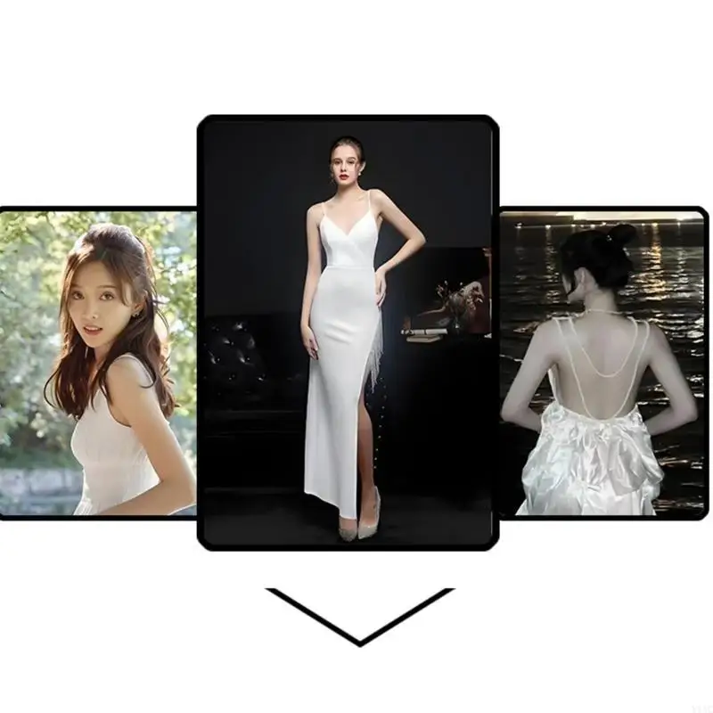 Lijm Bra Strapless Sticky Invisible Push Up Silicone Bra voor Backless Dress Y1ac