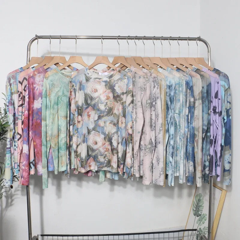 

Летняя тонкая круглая футболка Ne adient с принтом Long Me, женская повседневная футболка, прозрачная кружевная футболка irt Body