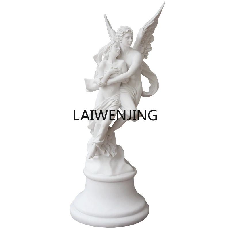 MJY plaster statue ornament Nordic decorative desktop creative figure statue