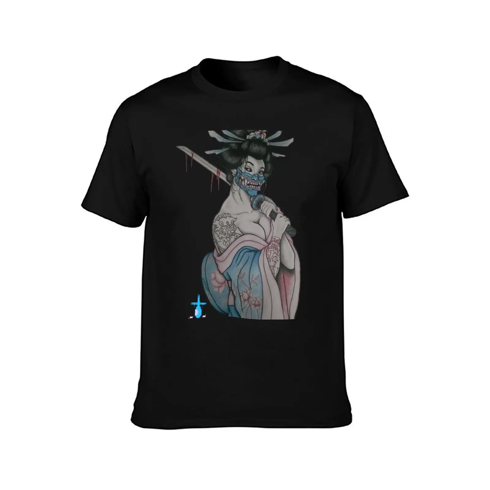Geisha Undead T-Shirt Dry Fit Running Short Sleeve Top T-Shirt