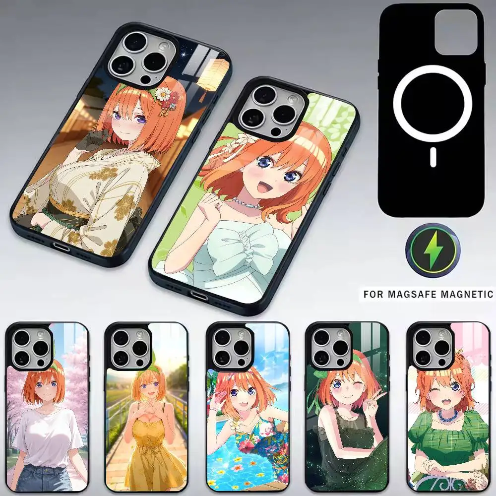 

Anime Yotsuba N-Nakano Phone Case For iPhone17,16,15,14,13,12,11 Plus,Pro Magnetic with Magsafe Wireless Charging