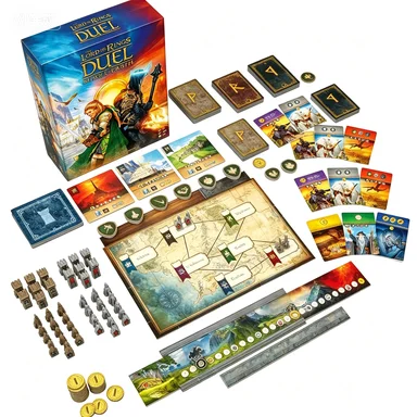 Le Seigneur des Anneaux : Duel pour le Moyen-terre, jeu de société par Repos Production |   2 joueurs |   10 ans et plus |   30 minutes de temps de jeu