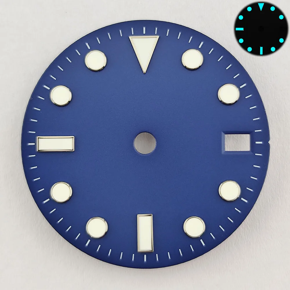 Циферблат NH35 Циферблат SUB подходит для механизма NH35 Зеленый люминесцентный циферблат-указатель