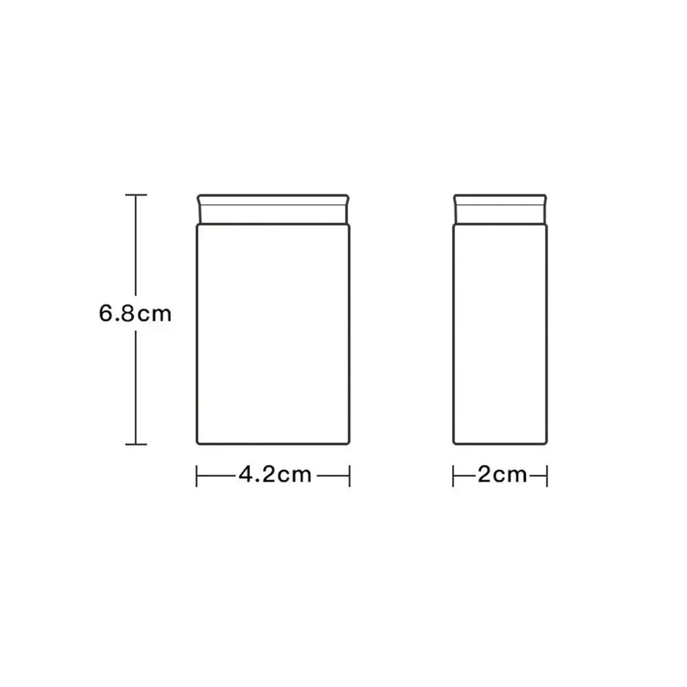 Estuche de plástico para lentes de contacto, estuche portátil de Color sólido para lentes de contacto, soporte de viaje