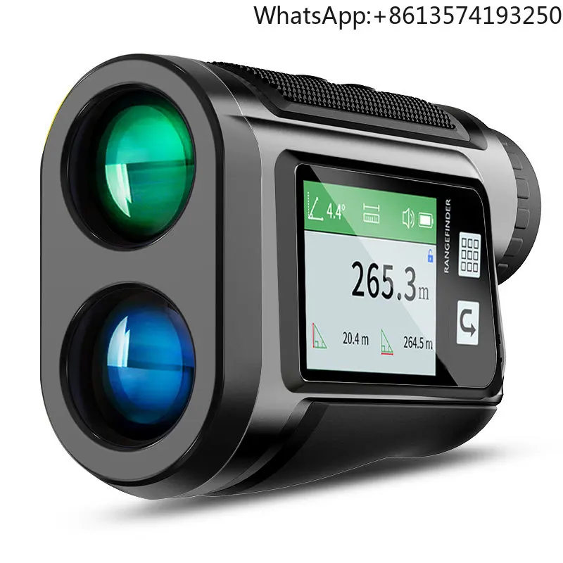 

Golf Rangefinder 600m With Touch Screen Voice Laser Distance Meter for Hunting Telescope Speed Meter