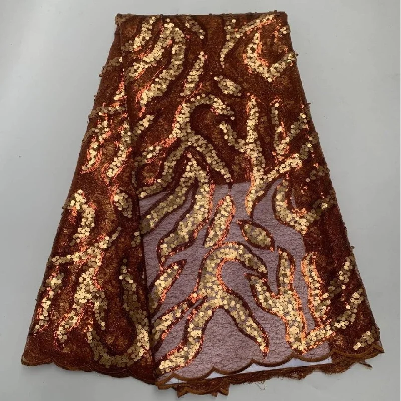 

5 ярдов горячего французского кружева из органзы с блестками, африканский тюль, шнур, гипюровая кружевная сетка, вышитая ткань для свадебной вечеринки PSJF62804