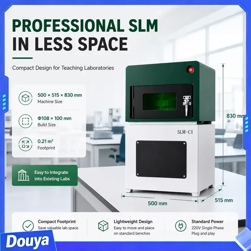 Compact SLM Metal 3D Printer for Universities Technical Colleges and Additive Manufacturing Training Centers - view 3