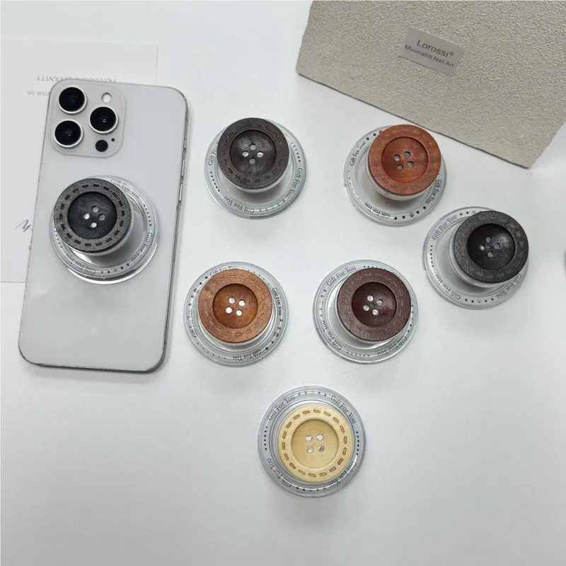 

Корейский милый цветной держатель-кнопка для магнитного крепления Griptok, подставка для телефона, совместимая с iPhone 16 и планшетами Magsafe Smart Tok