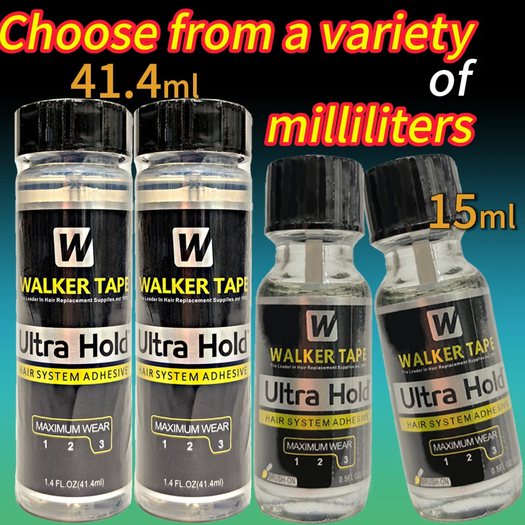 Ultra Hold Waterproof Walker Tape Lace Glue, Suitable for Cosplay Wigs, False Ears, Beards - Seamless, Durable, Fast, Warm