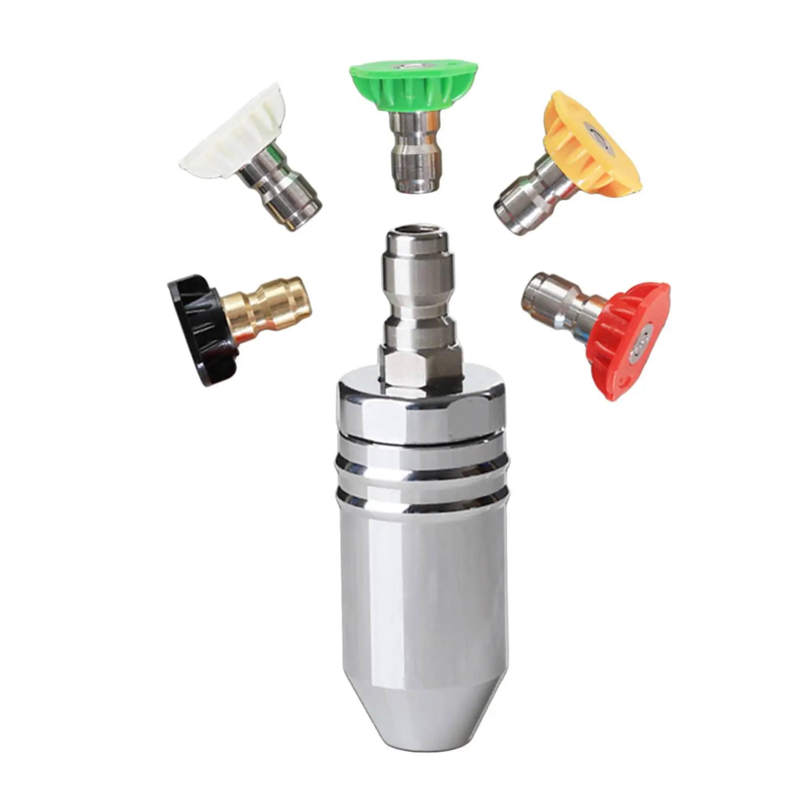 Rotating Nozzle High Pressure Washer Tips 3600 PSI for Deck Cleaning, Concrete