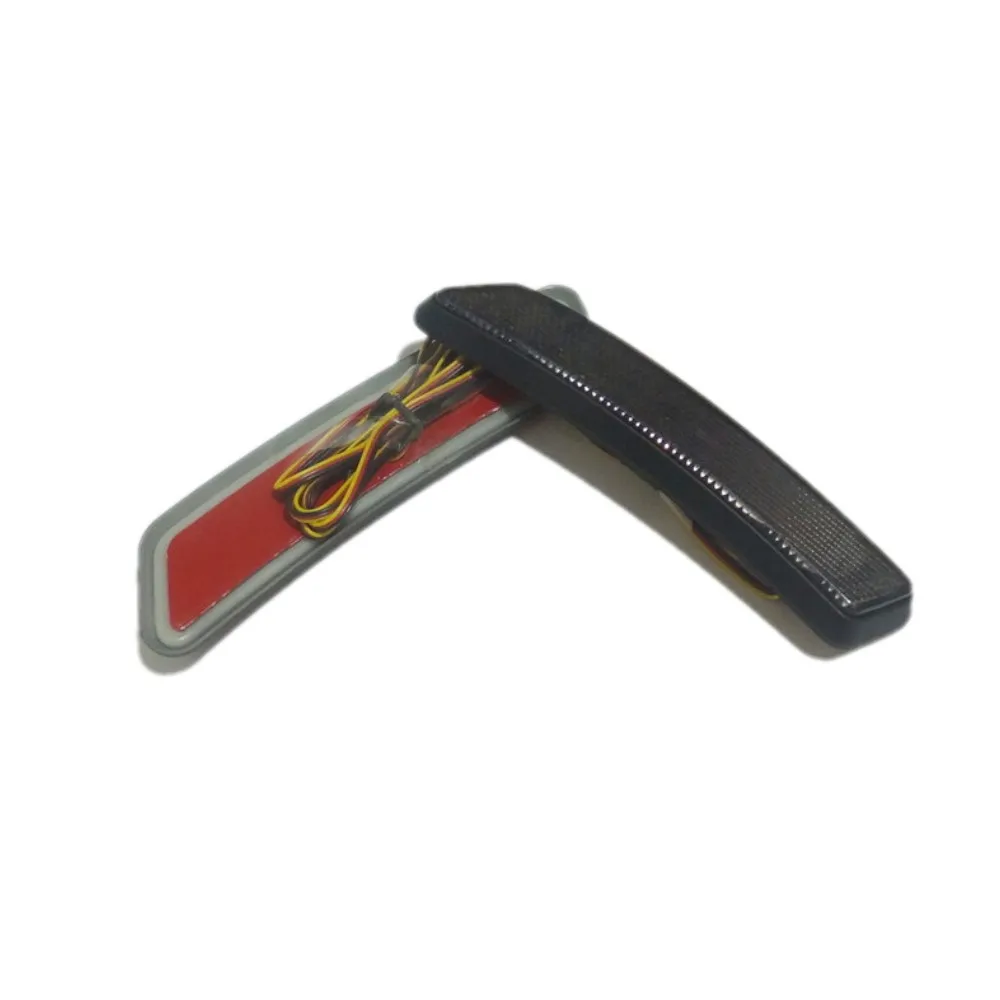 

Universal Car LED Side Marker Light, Wheel Eyebrow Light, Daytime Running Light DRL Yellow Turn Signals With Reflection Function