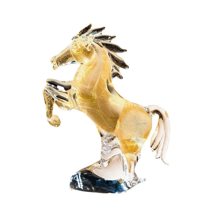 

Light luxury glass glass living room ornament crystal glass living room TV cabinet entrance high-end ornament