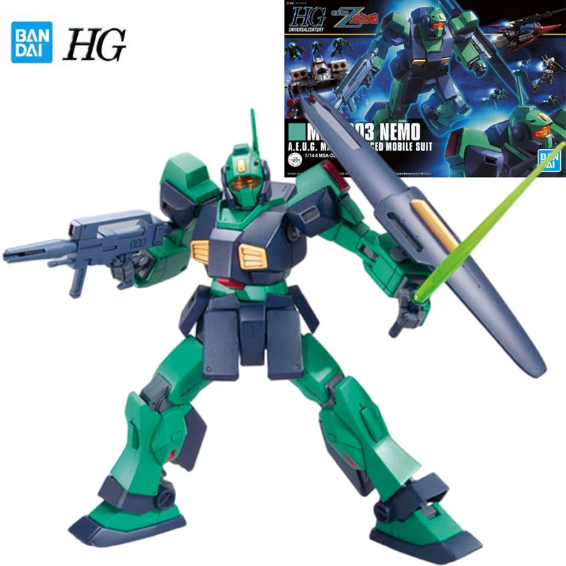 

Bandai Genuine Gundam HGUC Series Model Kit 1/144 Anime Figure MSA-003 Nemo Gundam A.E.U.G. MASS-PRODUCED Mobile Suit Action Toy