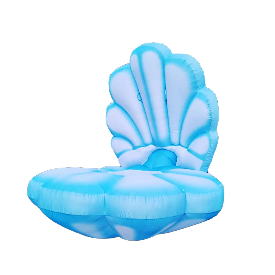 

Inflatables Stage Show Mascot Costume 3 Meters Colorful Sea Shell Balloon For Summer Ocean Clams Advertising Events