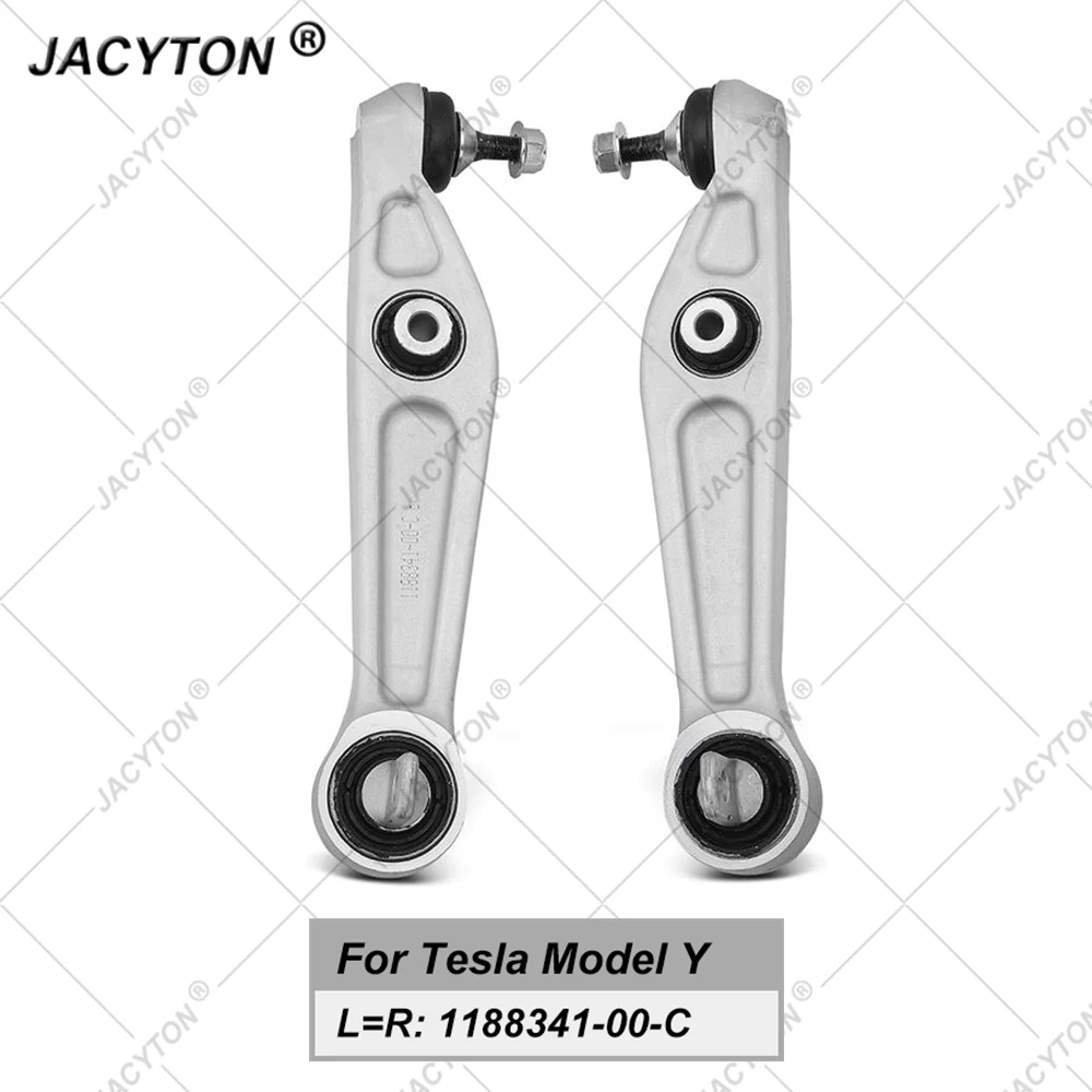 JACYTON One Side Front Lower Suspension Straight Control Arm For Tesla Model Y 5YJY 118834100C 1188341-00-C