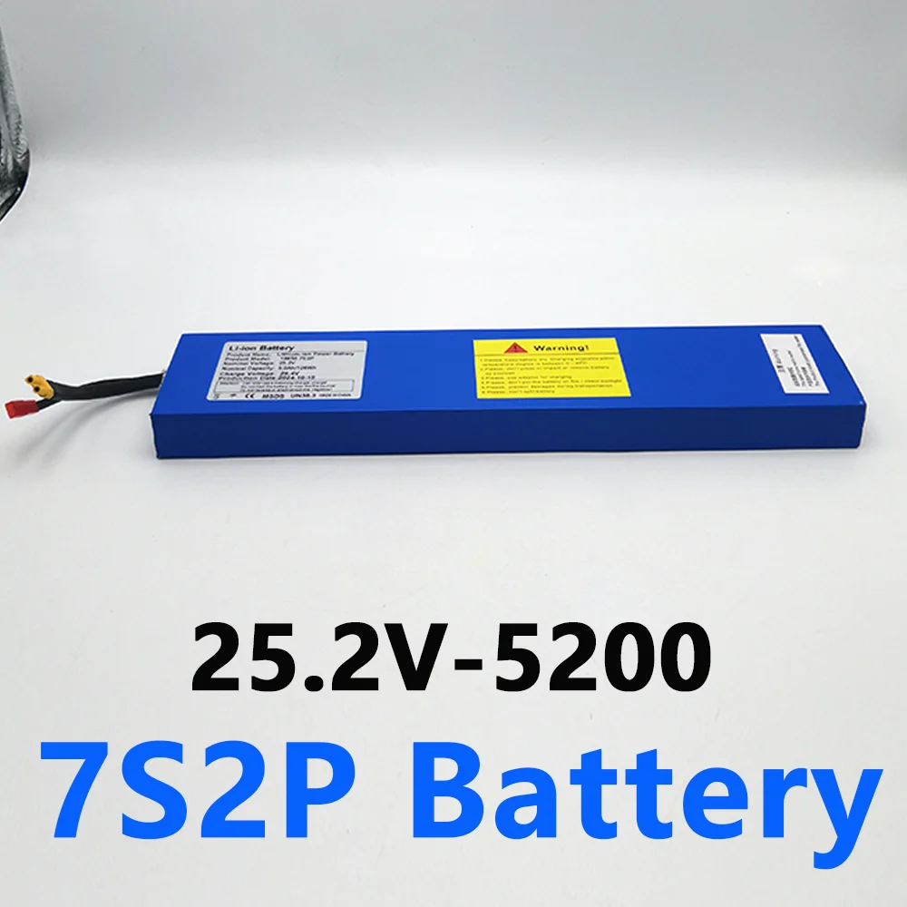

25.2V 5.0ah 7s2p 18650 Battery Lithium Ion Battery 25.2V 5000Mah for Electric Scooters Balancing Scooter