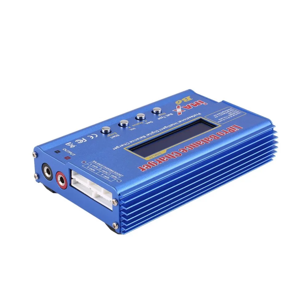 iMAX B6 80W 6A Battery Charger Lipo NiMh Li-ion Ni-Cd Digital RC Balance Charger Discharger + 15V 6A Adapter