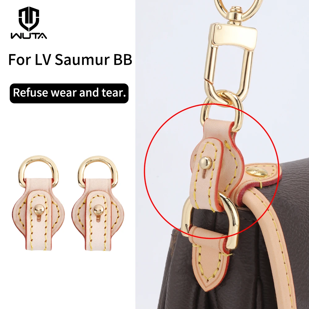 WUTA Anti-wear Buckle Bag Strap Set Protect Bag Hardware Accessories Leather Connector for LV Saumur BB Crossbody Transformation