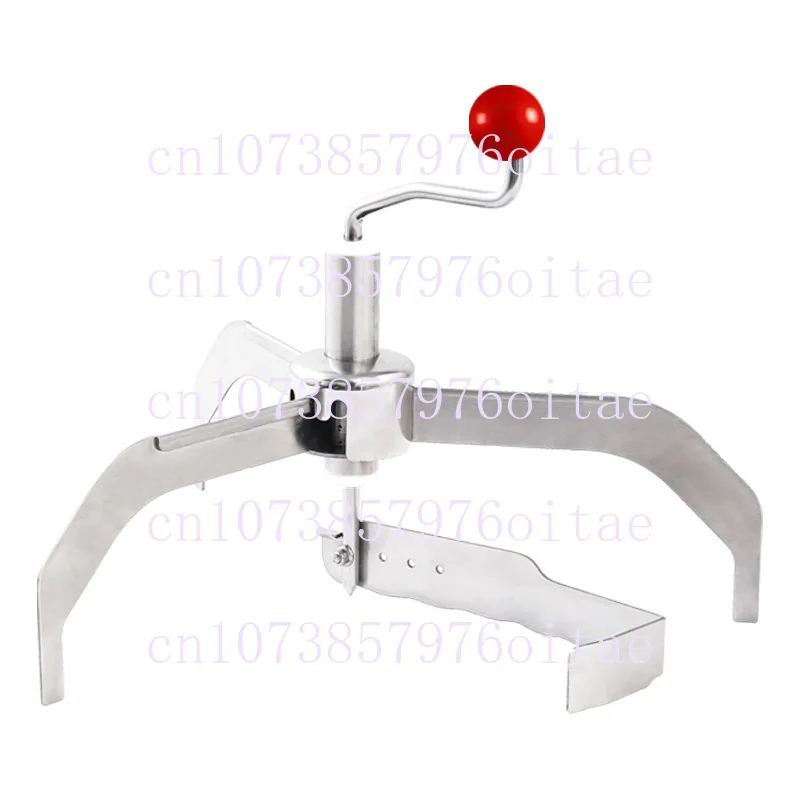 Manual Hand Cranked Crepe Maker Stainless Steel Home Pancake Machine Pancake Fruit Batter Spreader Tool - view 5