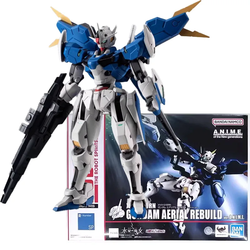 Bandai Originele Echte Anime GUNDAM AERIAL REBUILD Ver. ANI.M.E. DE ROBOT SPIRITS Model Speelgoed Action Figure Geschenken Collectible