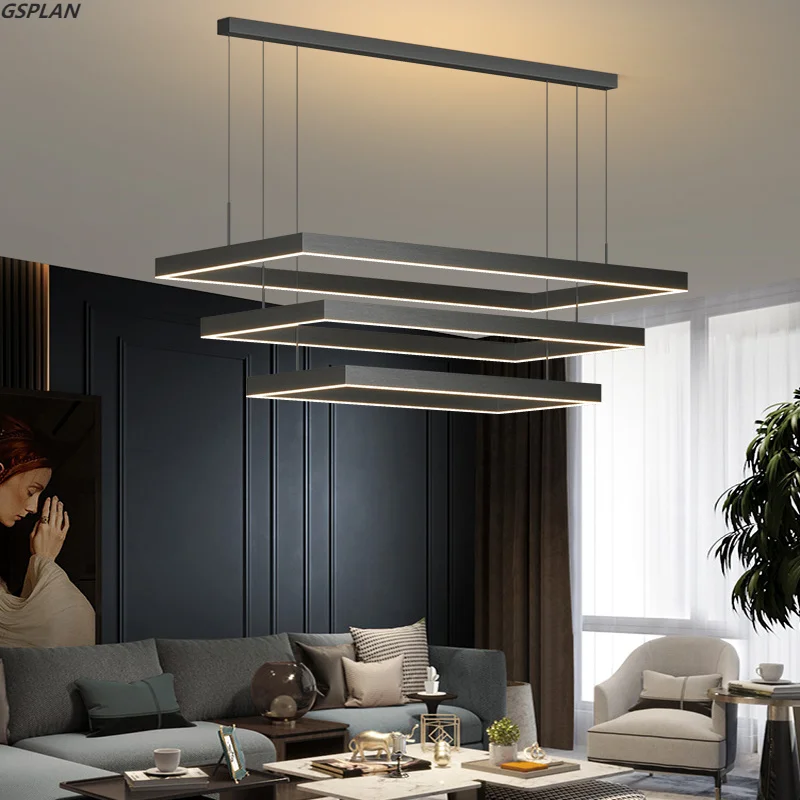 Modern Minimalist Led Chandeliers Restaurant Living Room Chandeliers Nordic Interior Lighting Chandeliers Decorative Lights