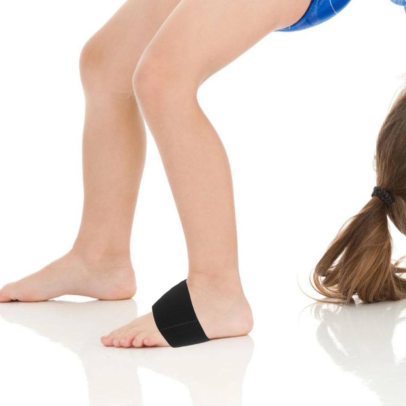 

1Pair Dance Ankle Resistance Bands Adjustable Gymnastics Training Equipment for Tumbling Stretching Cheer Support Stability