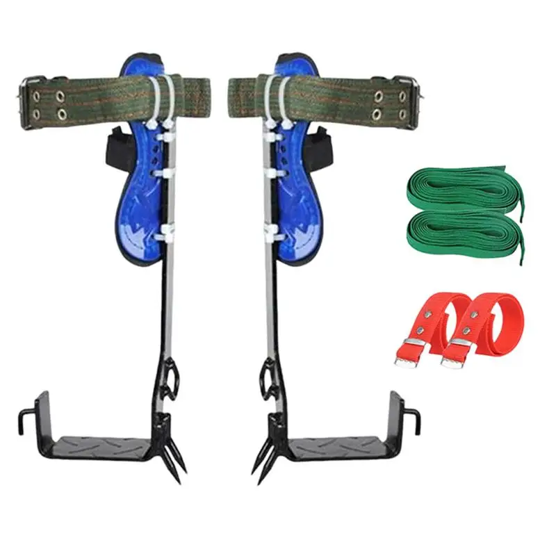 

Pole Climbing Gear Kit Adjustable Pole Climbing Spikes Tree Work Tools Climbing Equipment With Non-Slip Pedal For Outdoor