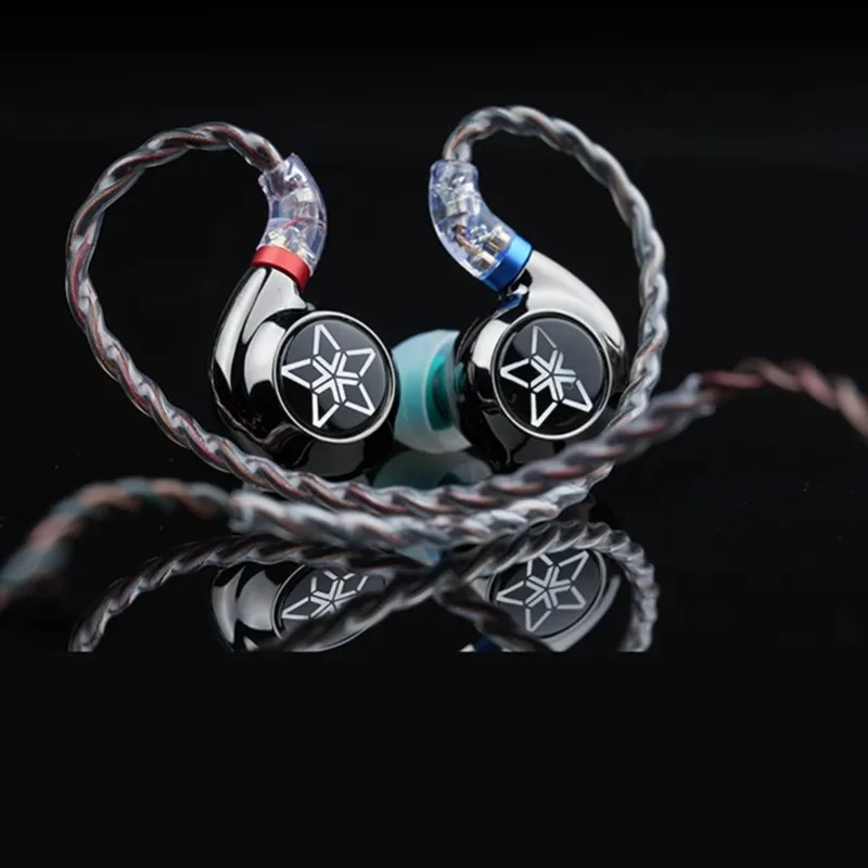 FiiO FH11 1DD+1BA 하이브리드 드라이버 인이어 이어폰 IEM 고해상도 오디오(0.78mm 분리형 케이블 포함) HiFi 스테레오 유선 이어버드 독특…
