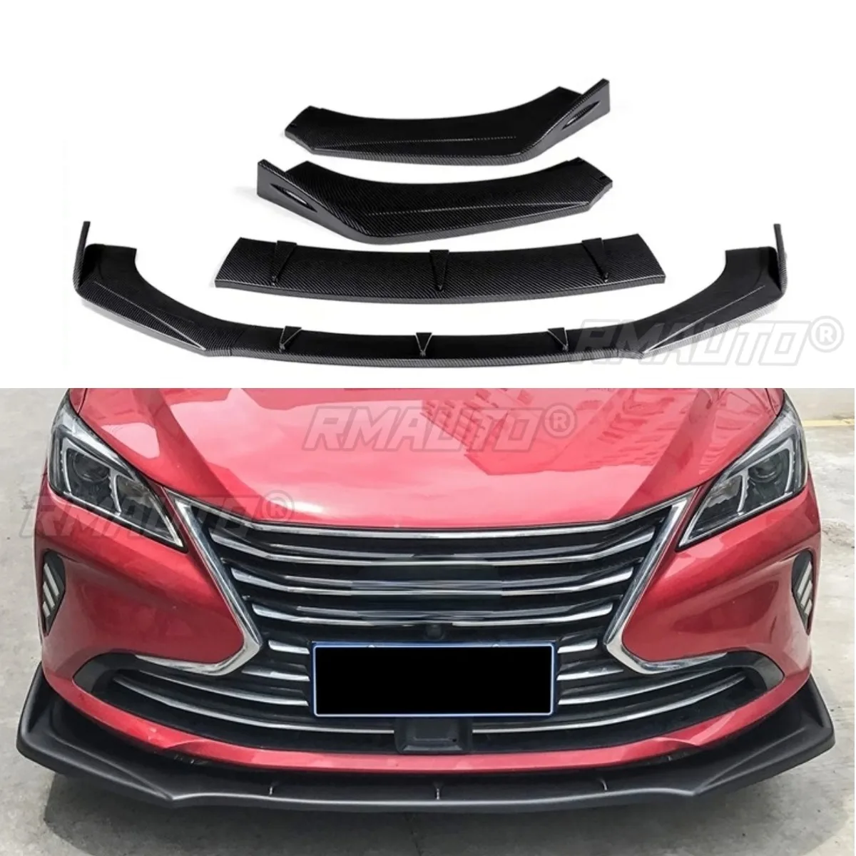 

For CCAG Eado XT Guard Protector Cover Apron For CCAG Eado XT Style Front Bumper Lip Splitter Diffuser Spoiler Car Accessories