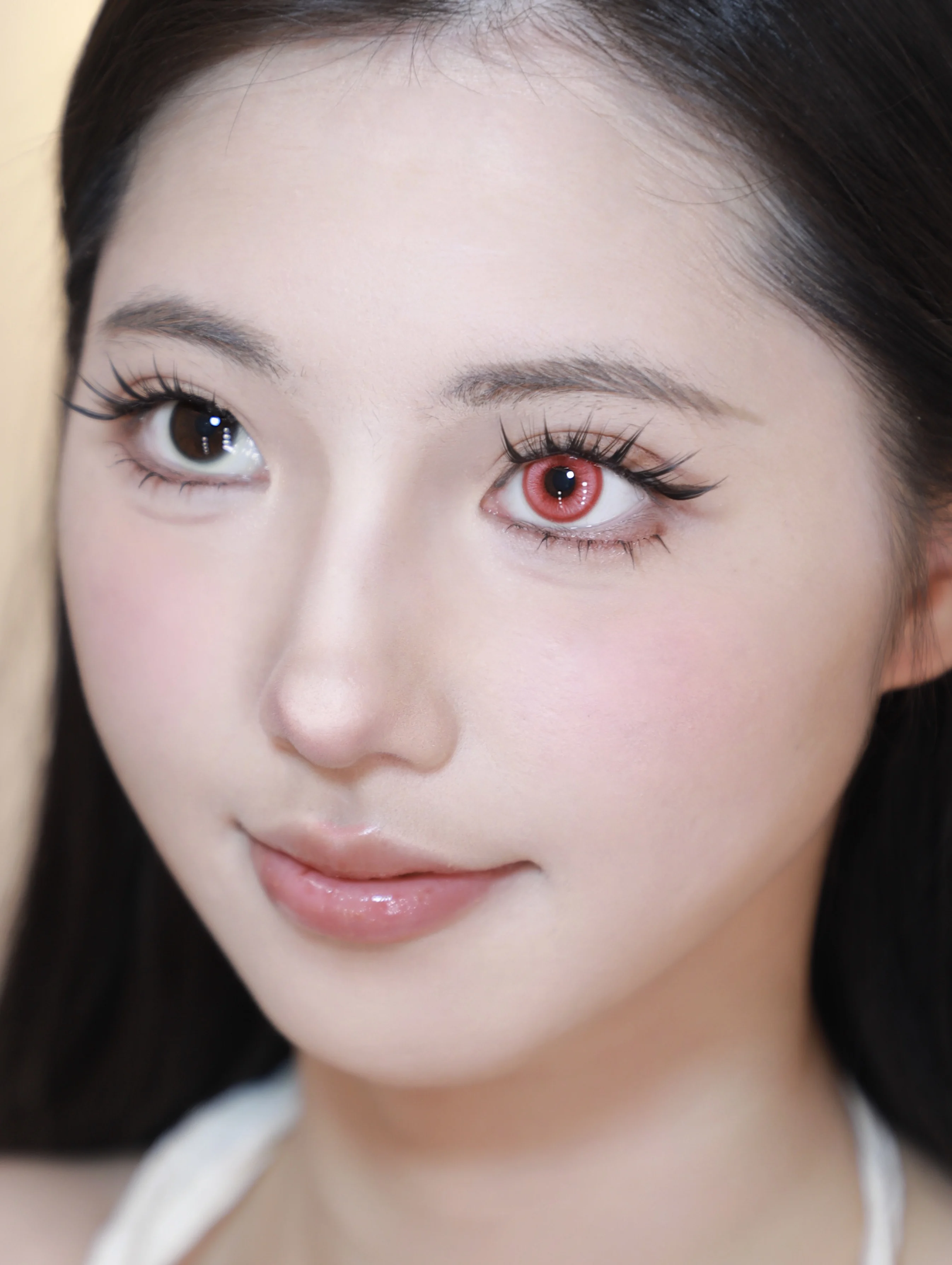 Abgestufte 1 Paar farbige Kontaktlinsen Halloween Cosplay Softlens 14,2 mm 6 Monate – Detail 8