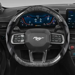 Car Anti-Slip Microfiber Leather Steering wheel Cover for Ford Series Mustang Convertible F150 Steering Wheel Cover Shape O D