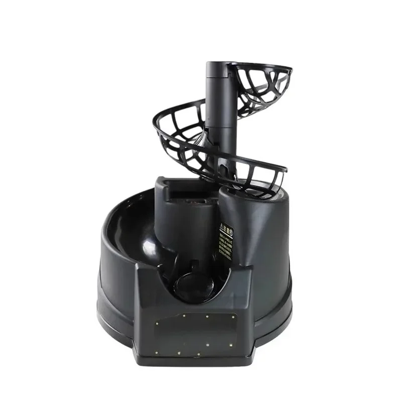 Baseballs&Softballs FTM-240T Automatic Baseball Pitching Machine Adjustable Angle&Bowl-Style Launch Plate featuring 38x43x23cm