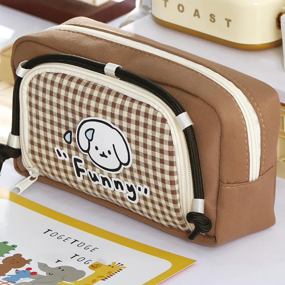 

Detachable Large Capacity Pencil Case Portable Transparent Stationery Pen Bag Beauty Bag Ins Style Cosmetic Storage Bag