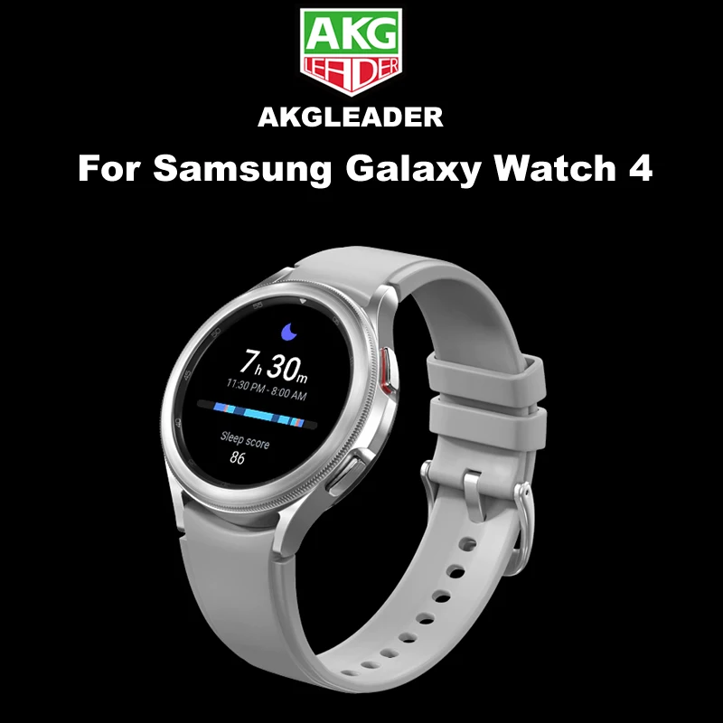 AKGLEADER Office watch Band For Samsung Galaxy Watch 4 classic 46mm 42mm smartwatch Silicone Sports Bracelet Galaxy Watch Strap