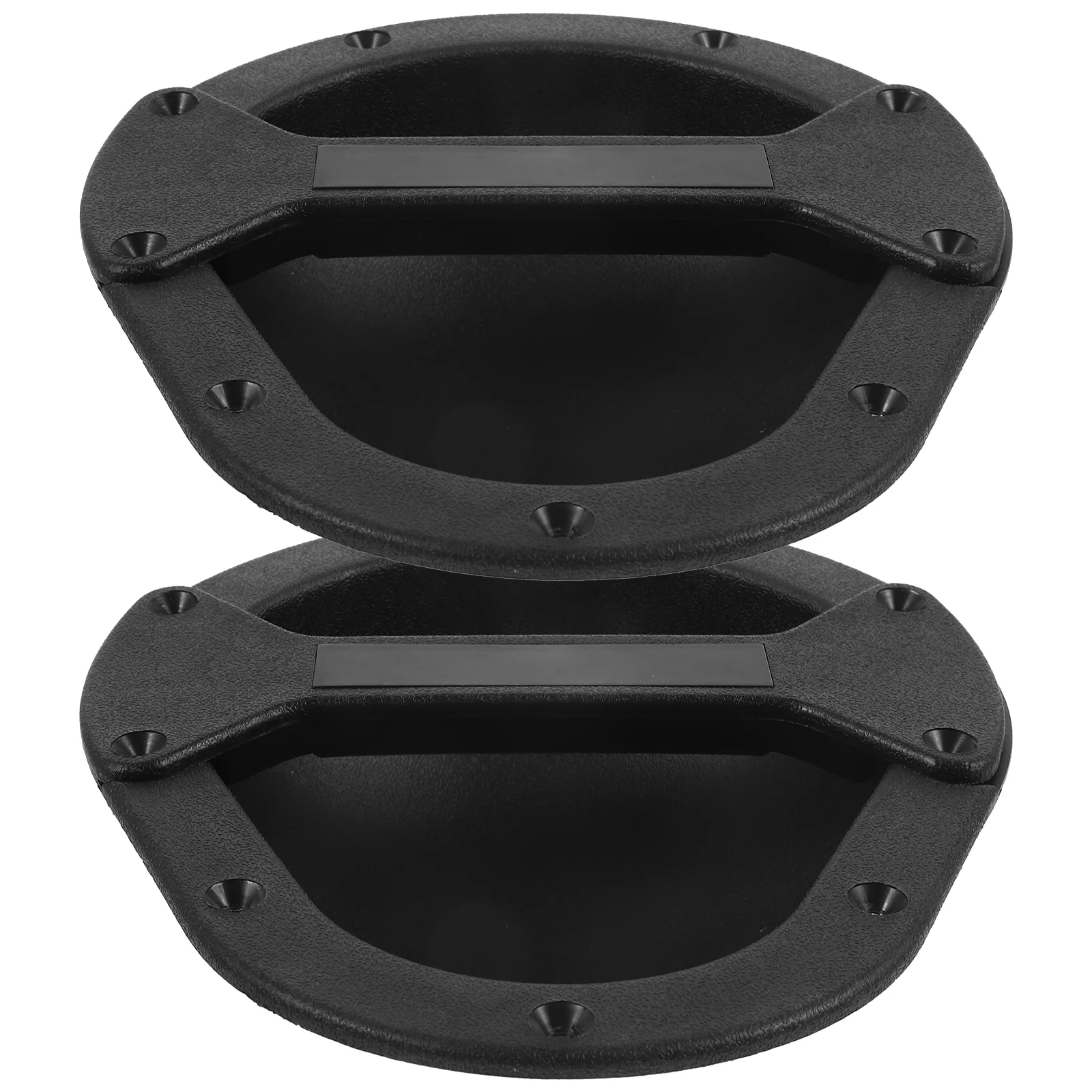 

2 Pcs Speaker Handle Sound Bar Recessed Handles for Audio Accessories Replacement Plastic Attachment Fittings