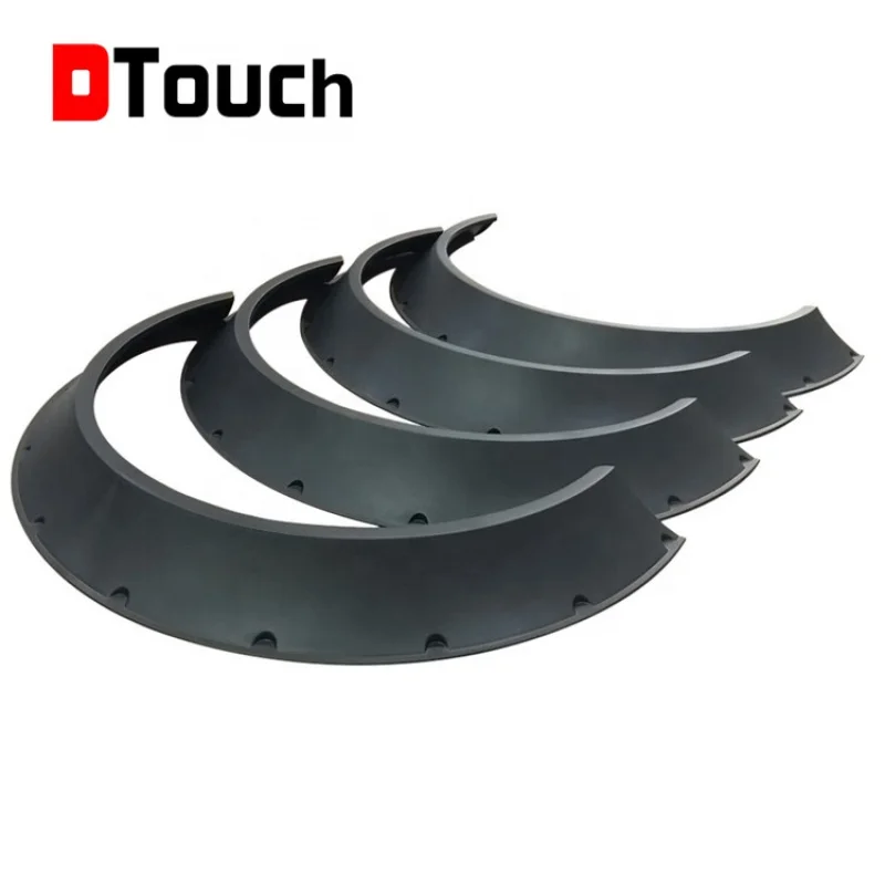 

Dtouch 4 шт. автомобильная универсальная арка широкий корпус колеса брови 84*6 см диаметр автомобильные расширители крыльев матовый черный 8460 #