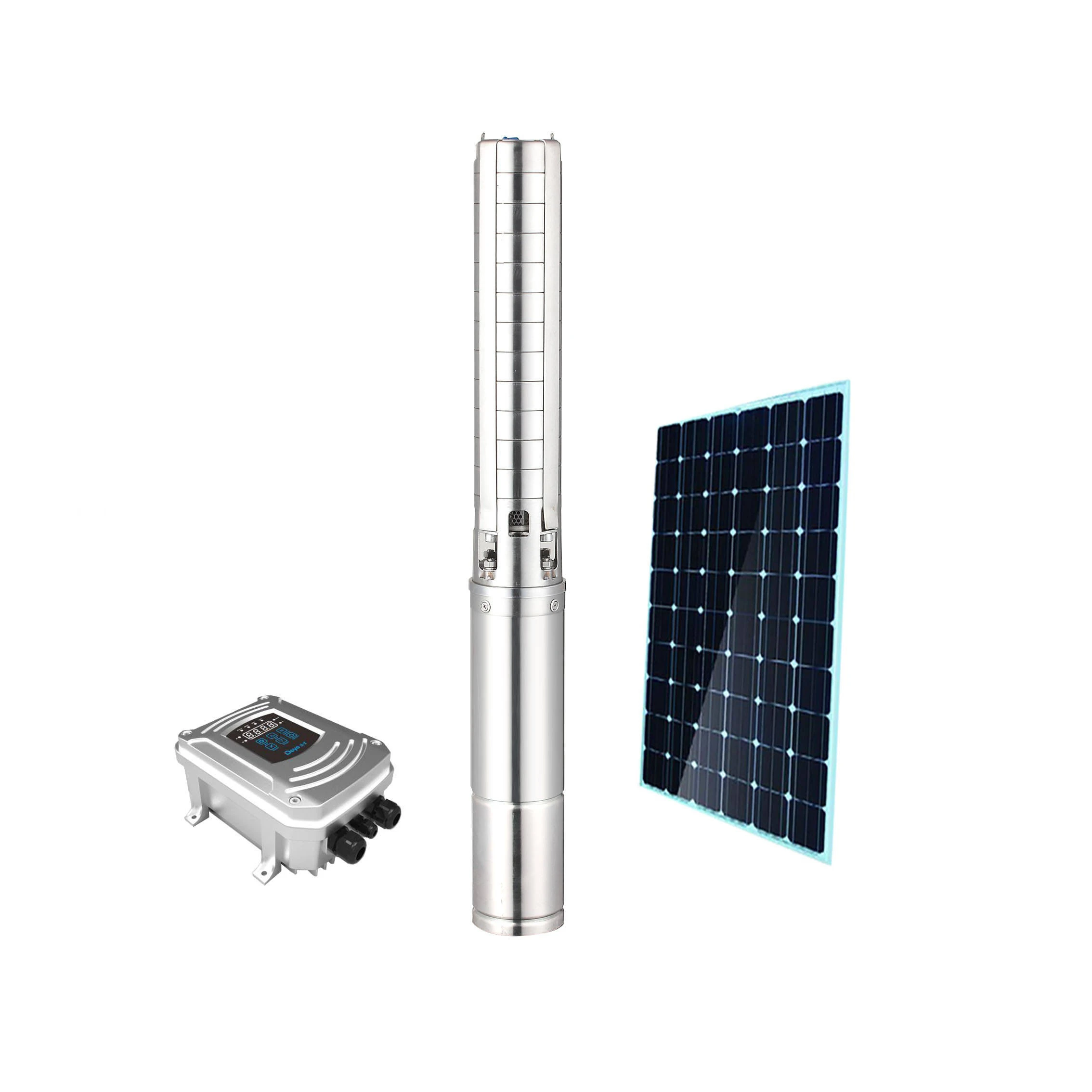 2hp Solar Powered Water Pump 1500w Dc Solar Water Submersible Pump For Water Distribution