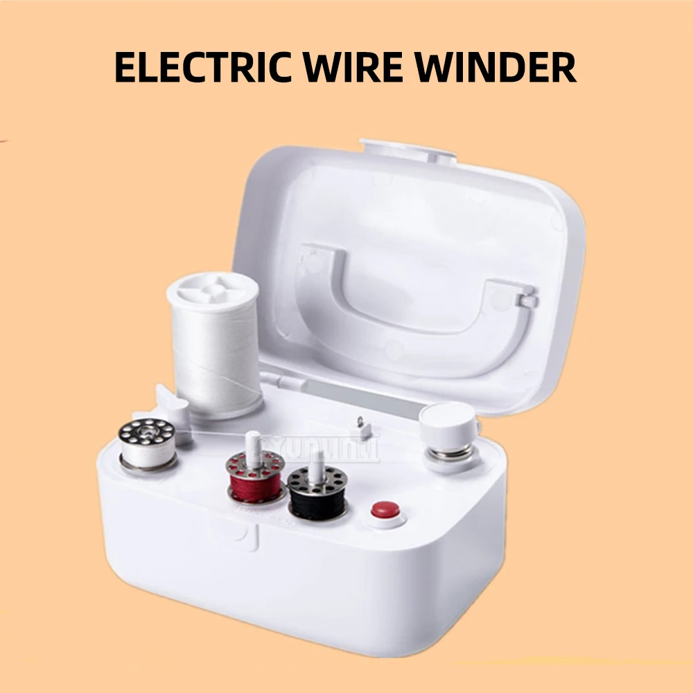Portable Sewing Thread Shuttle Core Winding Machine Electric Bobbin Winder Automatic Bobbin Winding Machine Sewing Winding Tool