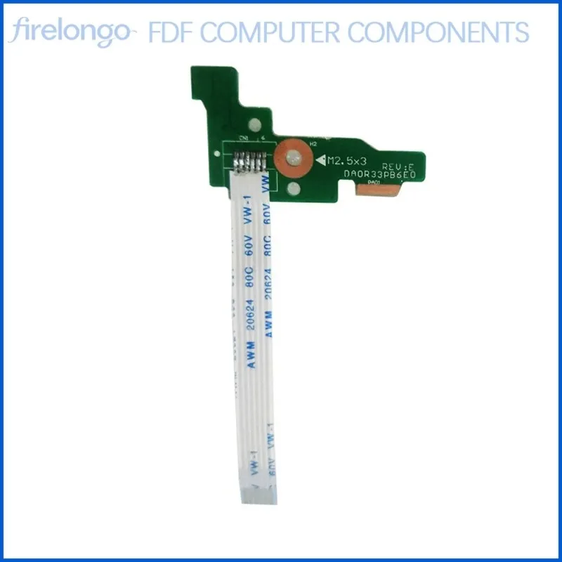 For HP G4-2000 Power Switch Board DA0R33PB6E0 Replacement Laptop Power Button