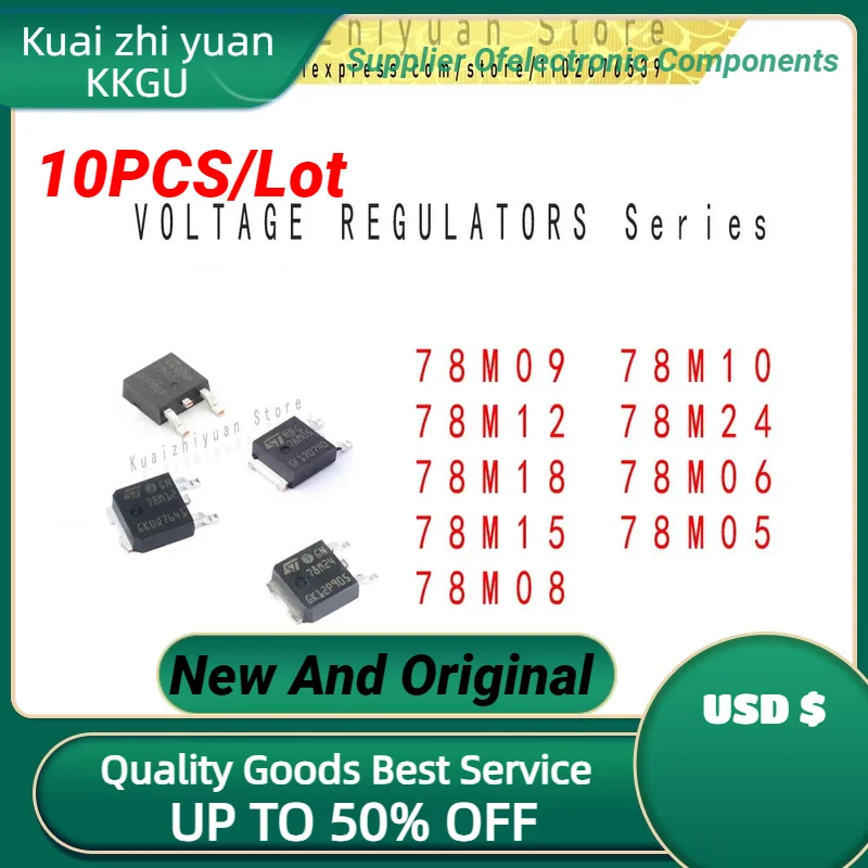 10PCS/Lot New And Original L78M15CDT L78M15 78M15 78M05 78M06 78M08 78M09 78M10 78M12 78M15 78M18 78M24 TO-252 Quality Goods