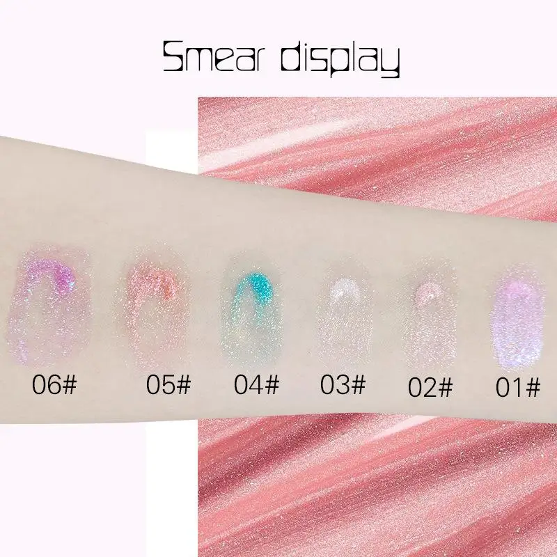 NEW BSIMONE Long Lasting Glitter Lip Gloss - Waterproof Moisturizing Luminous Shimmer Liquid Lip Glaze - Shiny Lipstick Makeup