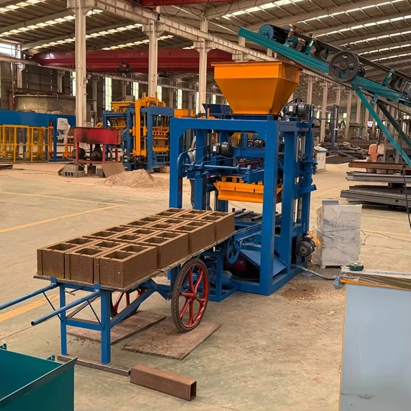 Factory Price YGJ4-24 Concrete Block Making Machine Hollow Cement Block Brick Making Machine Line